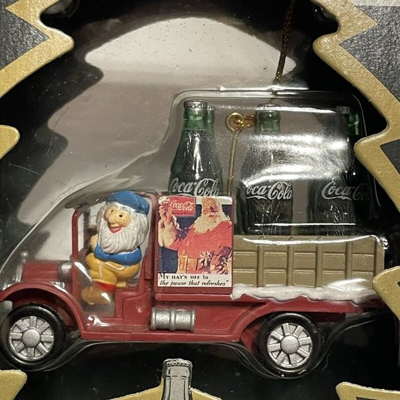 VTG Enesco: Delivery For Santa - Coca-Cola - Bottling Works Christmas Ornament - Picture 1 of 5